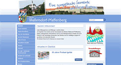 Desktop Screenshot of mallersdorf.de